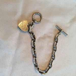 Tiffany bracelet with heart charm
